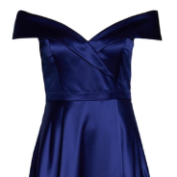 Dark Royal Blue Prom Dress - Picture 1 of 5